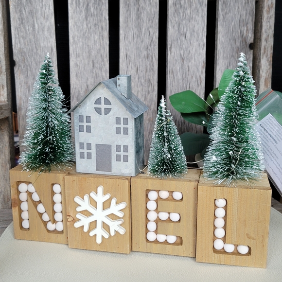 Gerson Other - Lighted Noel Holiday Decor with Green Trees